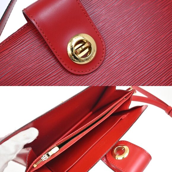 LOUIS VUITTON LV Capucines Shoulder Bag Epi Leather Red France M52347 34KB220 - Picture 7 of 14